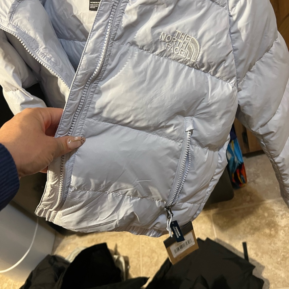 The North Face Kids Puffer Jacket - Light Gray